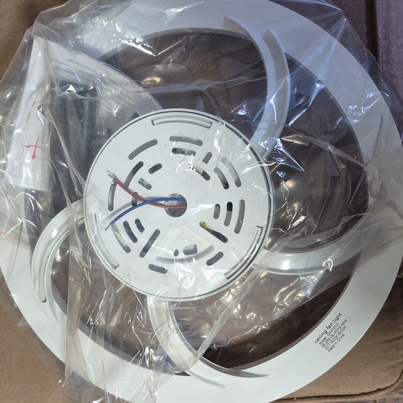 Ceiling Light With Fan And Remote. - Picture 2 of 3